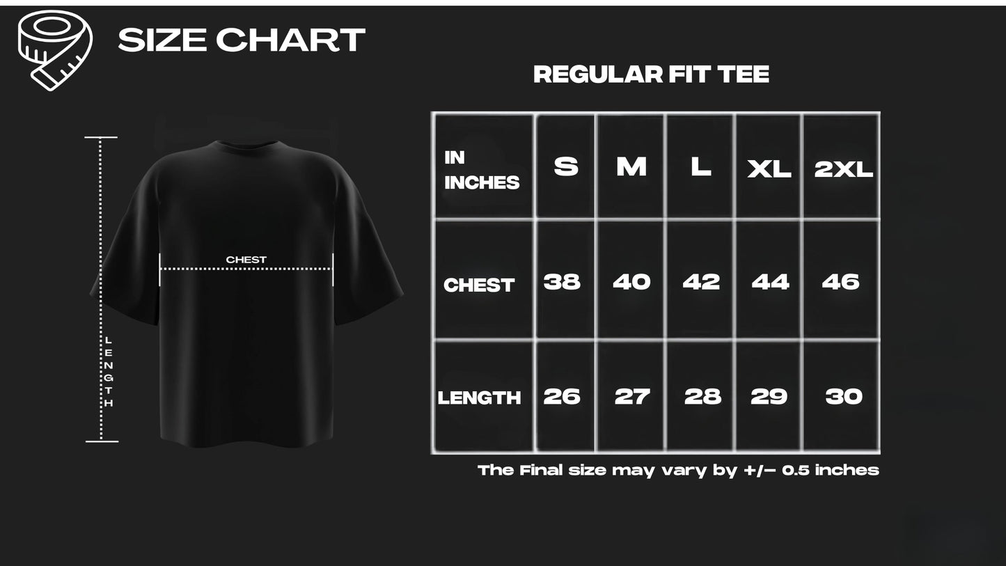 Never Give Up - Regular Fit Tee