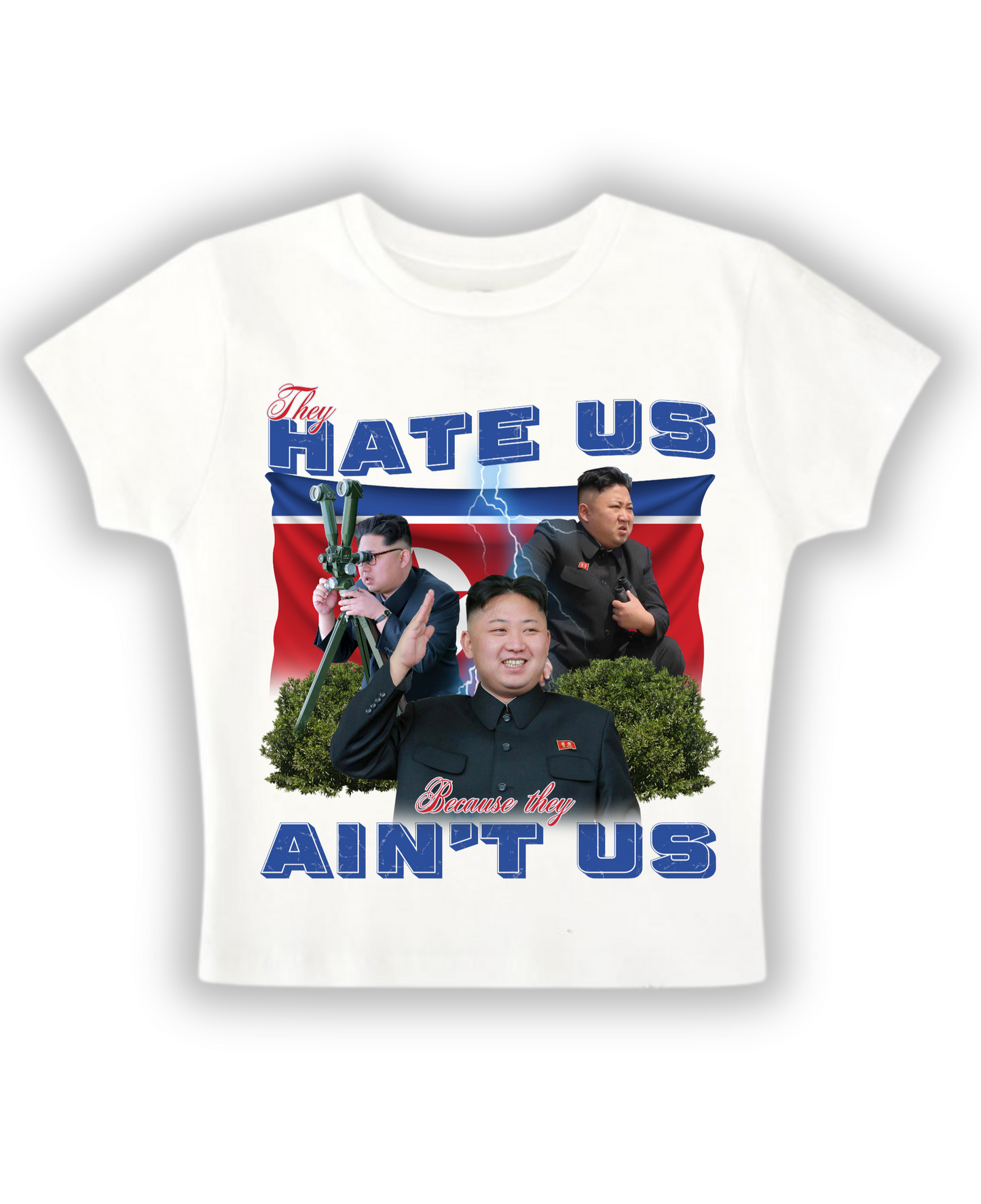 They Hate Us Cuz They Ain't Us - Baby Tee