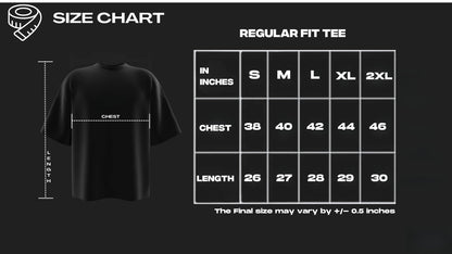 Never Give Up - Regular Fit Tee